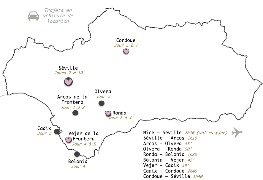 roadtrip andalousie